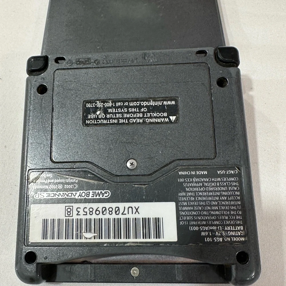 Nintendo Onyx Game Boy Advance SP AGS-101